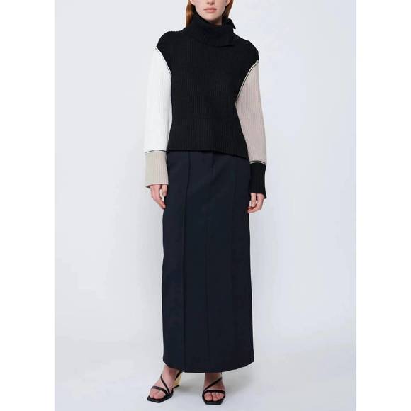 NEW JONATHAN SIMKHAI flores sweater in black - Picture 1 of 4